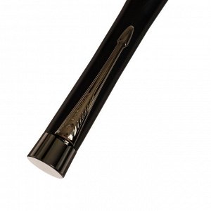 Ручка подарочная шариковая в кожзам футляре поворотная ПБ U, корпус черный/графит