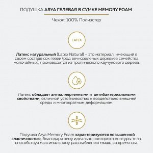 Arya Подушка Memory Foam (50х30х10)
