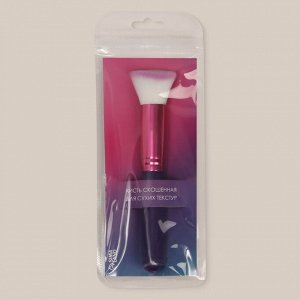 Кисть для макияжа «PENCIL», скошенная, 15 (+/- 1) см, цвет фиолетовый