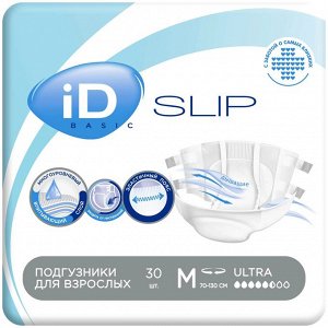 Подгузники для взрослых iD Slip Basic M 30 шт