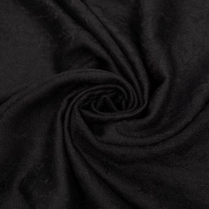 Платок женский, цвет чёрный, размер 125х125