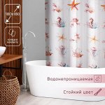 Шторы для ванной комнаты 180 x 180 см