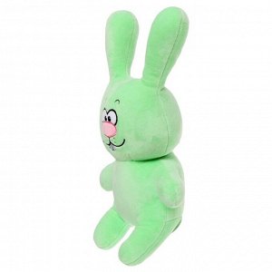 Мягкая игрушка «Кролик Счастливчик», цвет зеленый, 20 см