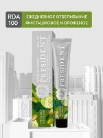 Зубная паста PRESIDENT White&amp;Yummy Фисташковое мороженое с мятой, шт