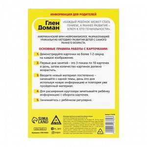 Обучающие карточки по методике Г. Домана «Овощи»