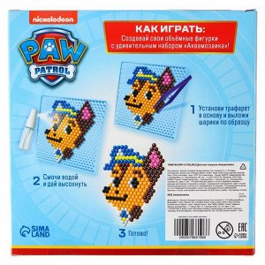 Аквамозаика «Щенячий патруль: Команда», 4 фигурки, 300 шариков