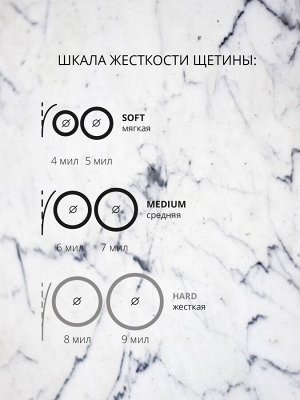 Зубная щетка PRESIDENT White, шт