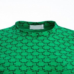 Костюм женский (футболка, брюки), цвет зелёный, размер one size (44-48)