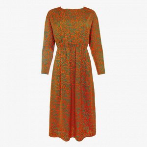 Платье женское MINAKU: Silk pleasure цвет оранжевый
