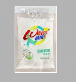 Weiqi 10 actives Detergent Powder Стиральный порошок Сила х 10 с ионами серебра с антибактериальным эффеком для цветного и белого белья, аромат Лимона, 3 кг. (с мерной ложечкой)