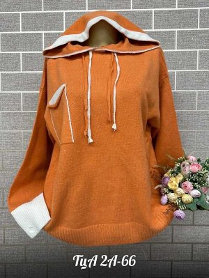 Кофта женская Ткань 80% wool, 20% acrylic Единый Размер 44-52 Китай