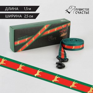 Поводок «На стиле», 2.5 см, 1.5 м