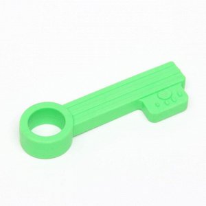 Игрушка жевательная "Ключик", TPR, 10 см, зелёная
