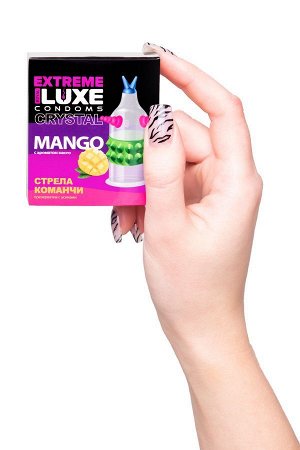 Презервативы Luxe, extreme, «Стрела команчи», манго, 18 см, 5,2 см, 1 шт.