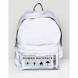 Рюкзак текстильный светоотражающий, Human backpack, 42 х 30 х 12см