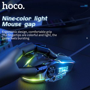 Игровая клавиатура и мышь HOCO GM12 Light and shadow, черный, russian version