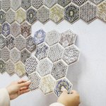 Самоклеющаяся ПВХ панель для стен / 30 x 30 см
