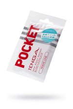 Нереалистичный мастурбатор TENGA Pocket Wave Line, белый, 7,5 см
