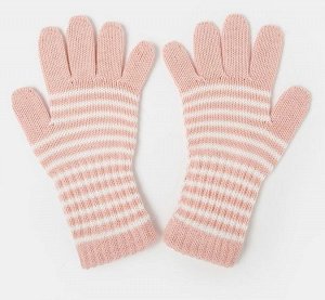 Перчатки для девочки удлинённые, розовый