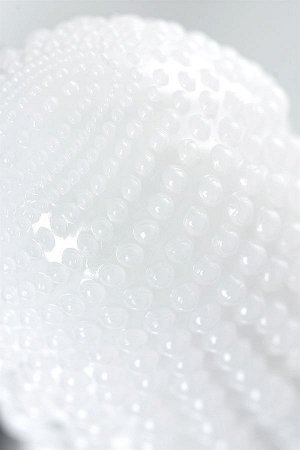 Нереалистичный мастурбатор TENGA Pocket Click Ball, TPE, белый, 7,5 см