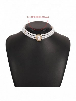 Ожерелье из искусственных жемчугов