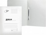Скоросшиватель &quot;Дело&quot;, картон немелованный, 320 г/м2, белый, пробитый