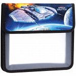Папка для тетрадей 1 отделение А5 ArtSpace &quot;Shuttle&quot;, пластик, на липучке