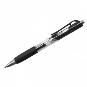 Ручка гелевая автоматическая, Berlingo, "MP gel", черная, 0,5мм, грип