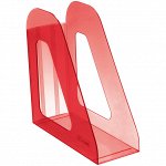 Лоток для бумаг вертикальный СТАММ &quot;Фаворит&quot;, тонированный, цвет вишня