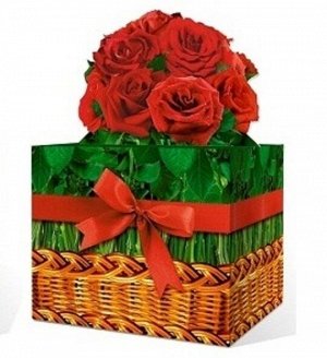 Праздничная упаковка "Весенний букет Розы"
