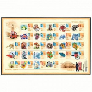 Настольное покрытие детское ДПС "Английский алфавит", 38*59см