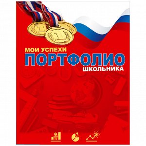 Папка-портфолио 7БЦ А4 БиДжи "Мои успехи", на 4 кнопках, 20 файлов