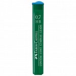 Грифели для механических карандашей Faber-Castell &quot;Polymer&quot;, 12шт., 0,7мм, HB