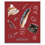 Тетрадь предметная 48л. ArtSpace &quot;Зри в корень!&quot; - Литература, ВД-лак