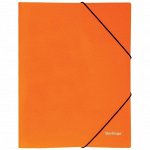 Папка на резинке Berlingo &quot;Neon&quot; А4, 500мкм, неоновая оранжевая