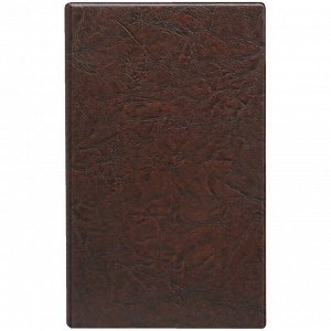 Алфавитная книга ДПС 150*250мм, 24л., 12 файлов-разделителей с карманами для визиток, коричневая