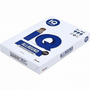 Бумага A4 "В" класс IQ AllRound 80г/м2, 500л., 162(+/-2)%