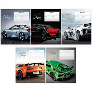 Тетрадь 12л., линия ArtSpace "Авто. Super cars", ВД-лак