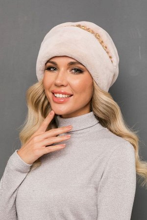 Шапка из экомеха