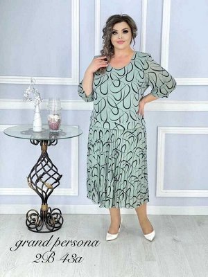 Платье женское Ткань шифон с подкладом Длина 110 см