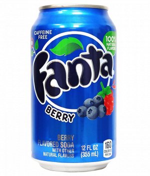 Газированный напиток Fanta Berry ж/б 355мл