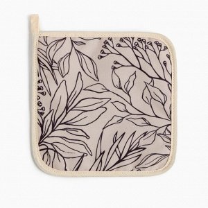 Набор подарочный «Доляна» Beauty for you: варежка 20x28 см, прихватка 17x17 см, 2 лопатки