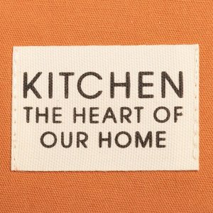 Набор салфеток Этель Kitchen, цвет оранжевый, 30х40 см - 2 шт, 100% хлопок, саржа 220/м2