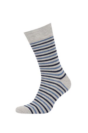 DEFACTO Мужские длинные носки из 3 пар хлопка