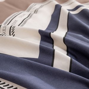 Viva home textile Комплект постельного белья Делюкс Сатин на резинке LR441