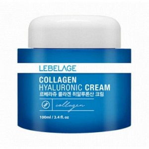 Lebelage Крем для лица коллагеновый с гиалуроном Collagen Hyaluronic Cream, 100 мл