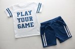 ФУТБОЛКА+ШОРТЫ &quot;PLAY&quot; (СУПРЕМ+ИНТЕРЛОК)