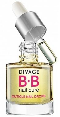 Divage, Масло для кутикулы и ногтей питающее и увлажняющее BB nail cure Cuticle Nail Drops, Диваж