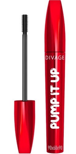 Диваж Тушь для ресниц 90х60х90 Divage Pump It Up тон 01 черная