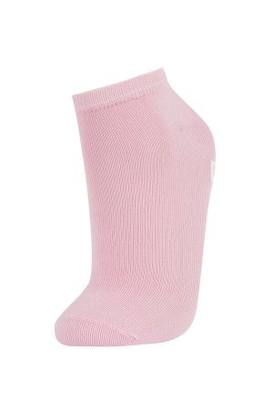 Комплект из 3 пар женских хлопковых носков для пилатеса Defacto Fit